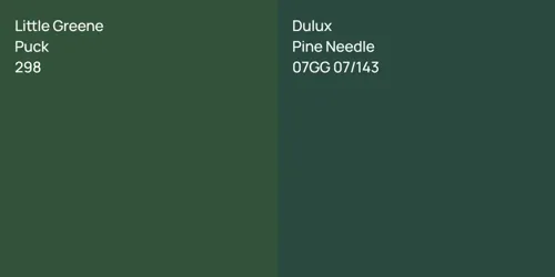 298 Puck vs 07GG 07/143 Pine Needle