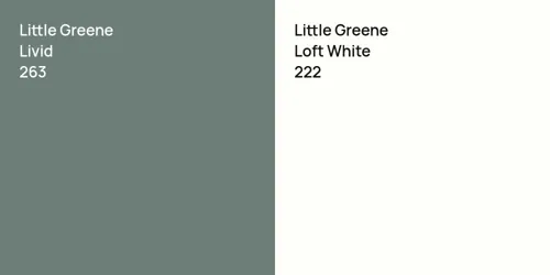 263 Livid vs 222 Loft White