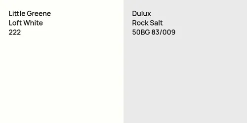 222 Loft White vs 50BG 83/009 Rock Salt