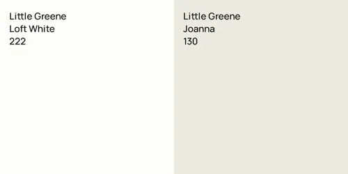 222 Loft White vs 130 Joanna
