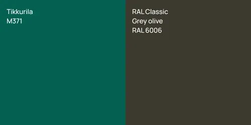 M371 null vs RAL 6006  Grey olive