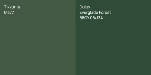M377  vs 88GY 08/134 Everglade Forest