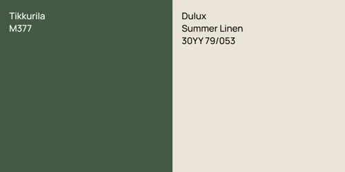 M377  vs 30YY 79/053 Summer Linen
