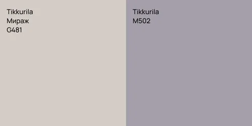 G481 Мираж vs M502 