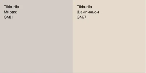 G481 Мираж vs G467 Шампиньон