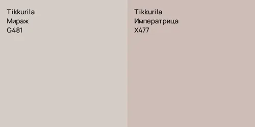 G481 Мираж vs X477 Императрица