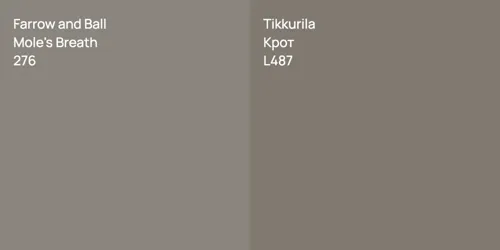 276 Mole's Breath vs L487 Крот