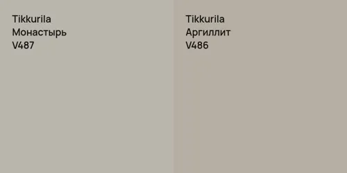 V487 Монастырь vs V486 Аргиллит