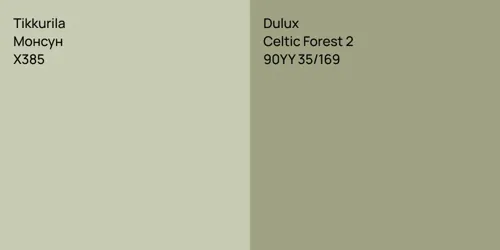 X385 Монсун vs 90YY 35/169 Celtic Forest 2