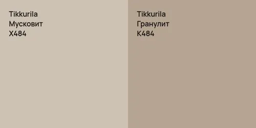 X484 Мусковит vs K484 Гранулит