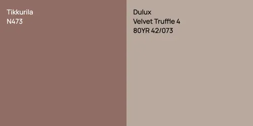N473  vs 80YR 42/073 Velvet Truffle 4