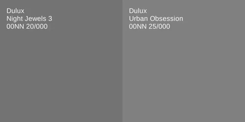 00NN 20/000 Night Jewels 3 vs 00NN 25/000 Urban Obsession