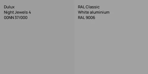 00NN 37/000 Night Jewels 4 vs RAL 9006  White aluminium