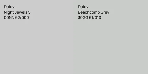 00NN 62/000 Night Jewels 5 vs 30GG 61/010 Beachcomb Grey