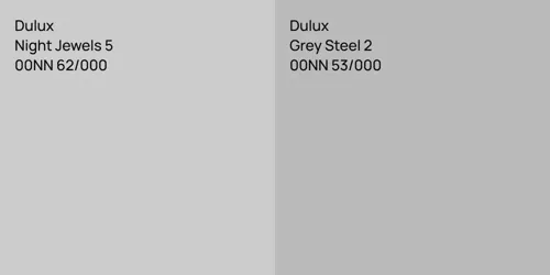 00NN 62/000 Night Jewels 5 vs 00NN 53/000 Grey Steel 2