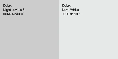 00NN 62/000 Night Jewels 5 vs 10BB 83/017 Nova White