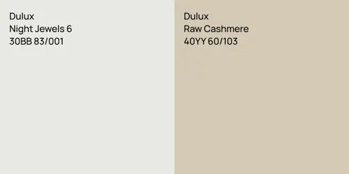 30BB 83/001 Night Jewels 6 vs 40YY 60/103 Raw Cashmere
