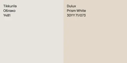 Y481 Облако vs 30YY 71/073 Prism White