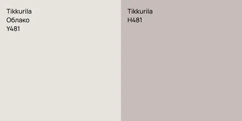 Y481 Облако vs H481 