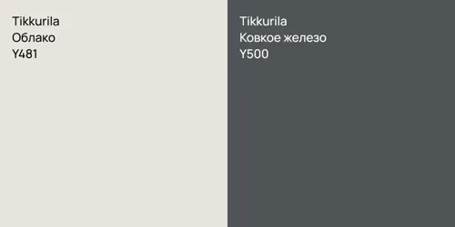 Y481 Облако vs Y500 Ковкое железо