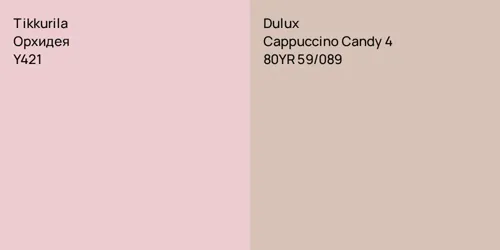 Y421 Орхидея vs 80YR 59/089 Cappuccino Candy 4