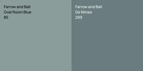 85 Oval Room Blue vs 299 De Nimes