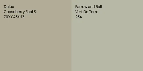 70YY 43/113 Gooseberry Fool 3 vs 234 Vert De Terre