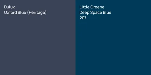 null Oxford Blue (Heritage) vs 207 Deep Space Blue