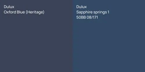 null Oxford Blue (Heritage) vs 50BB 08/171 Sapphire springs 1
