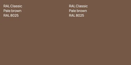 RAL 8025  Pale brown vs RAL 8025  Pale brown