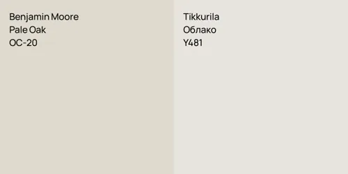 OC-20 Pale Oak vs Y481 Облако