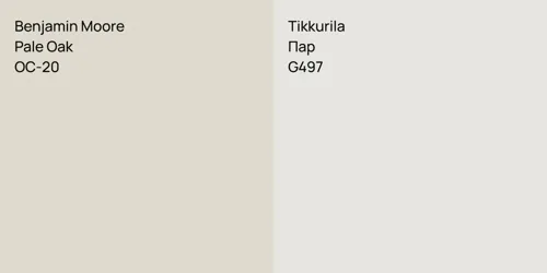 OC-20 Pale Oak vs G497 Пар