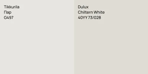 G497 Пар vs 40YY 73/028 Chiltern White