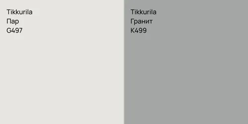 G497 Пар vs K499 Гранит
