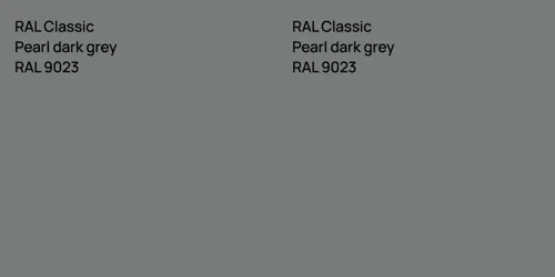 RAL 9023  Pearl dark grey vs RAL 9023  Pearl dark grey