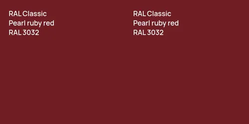 RAL 3032  Pearl ruby red vs RAL 3032  Pearl ruby red