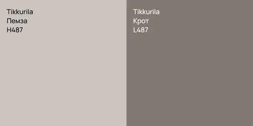 H487 Пемза vs L487 Крот