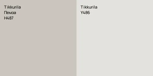 H487 Пемза vs Y486 null