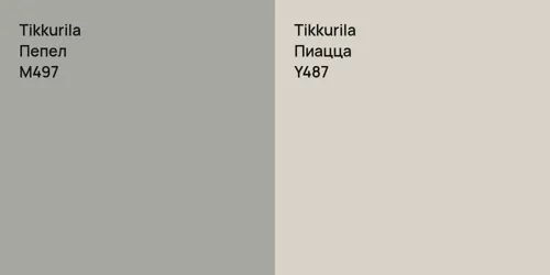 M497 Пепел vs Y487 Пиацца