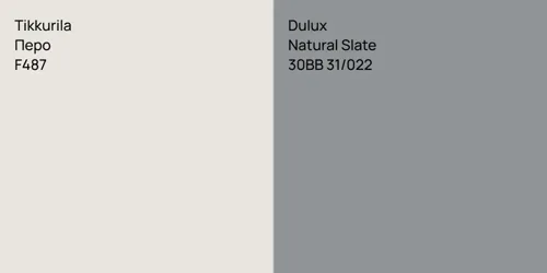 F487 Перо vs 30BB 31/022 Natural Slate