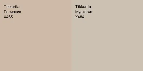 X463 Песчаник vs X484 Мусковит