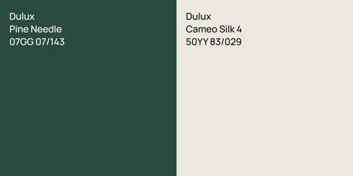 07GG 07/143 Pine Needle vs 50YY 83/029 Cameo Silk 4