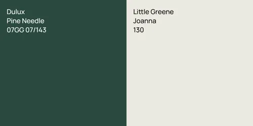 07GG 07/143 Pine Needle vs 130 Joanna