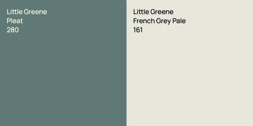 280 Pleat vs 161 French Grey Pale