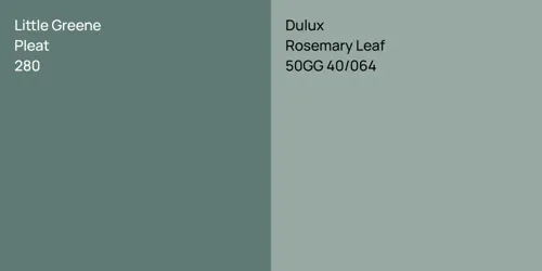 280 Pleat vs 50GG 40/064 Rosemary Leaf