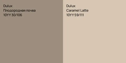 10YY 30/106 Плодородная почва vs 10YY 59/111 Caramel Latte