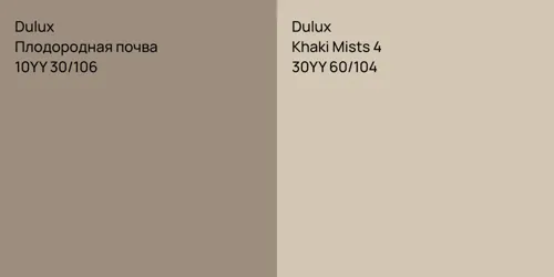 10YY 30/106 Плодородная почва vs 30YY 60/104 Khaki Mists 4