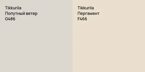 G486 Попутный ветер vs F466 Пергамент