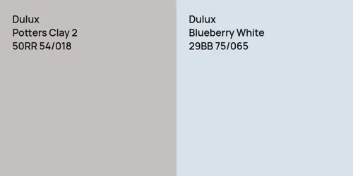 50RR 54/018 Potters Clay 2 vs 29BB 75/065 Blueberry White