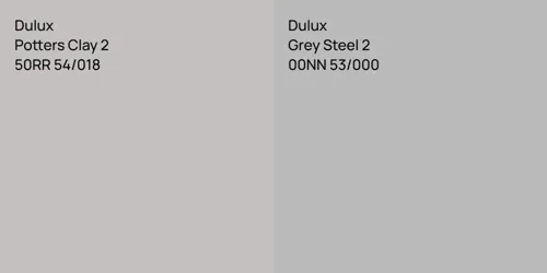 50RR 54/018 Potters Clay 2 vs 00NN 53/000 Grey Steel 2